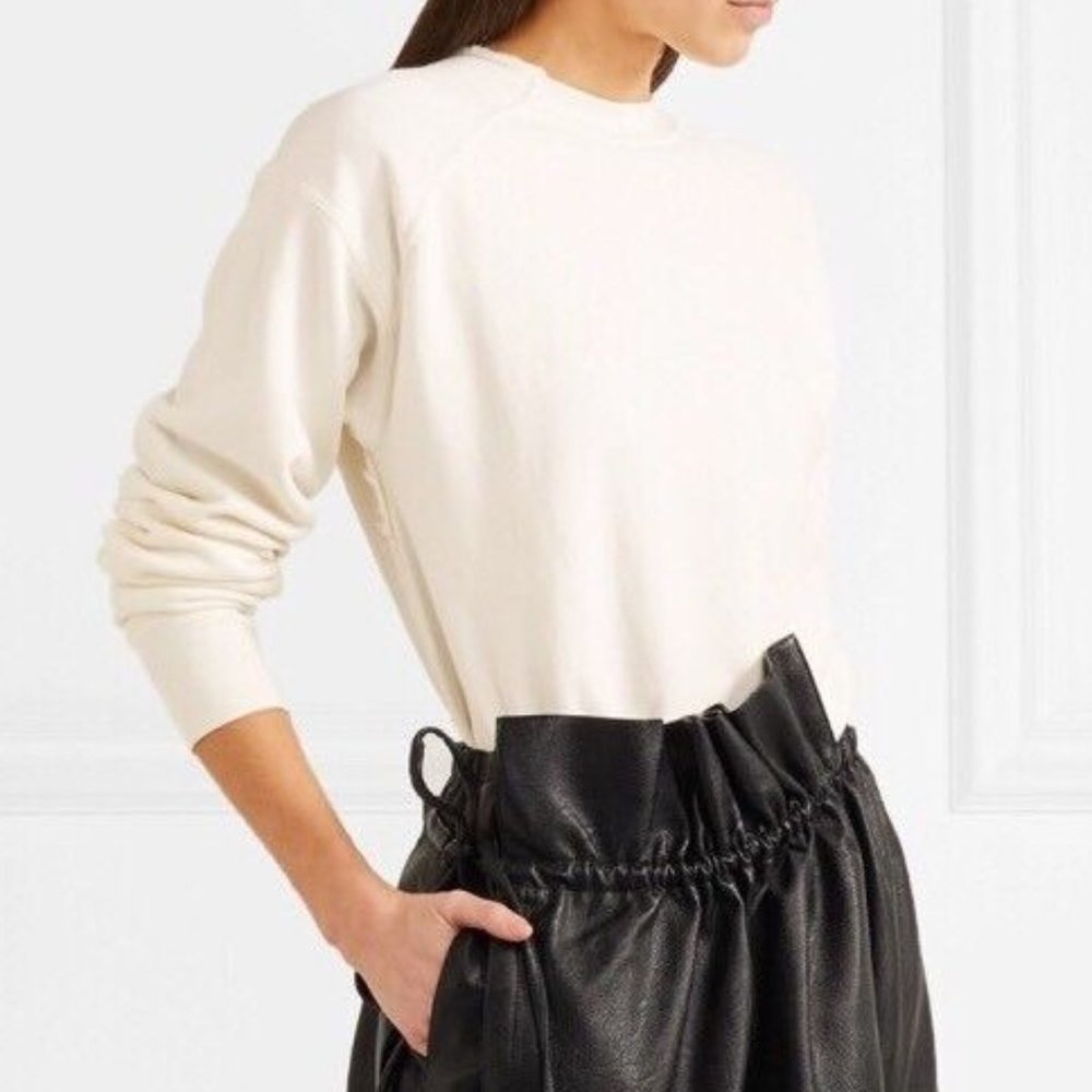 EUC Helmut Lang Longline Asymmetrical Ivory Sweater